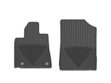 All Weather Floor Mats; Black; Front;