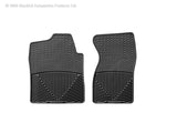 All Weather Floor Mats; Black; Front;