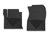 All Weather Floor Mats; Black; Front;