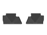 All Weather Floor Mats; Black; Rear;