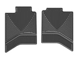 All Weather Floor Mats; Black; Rear;