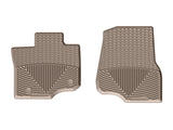 All Weather Floor Mats; Tan; Front;