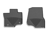 All Weather Floor Mats; Black; Front;