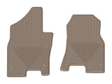 All Weather Floor Mats; Tan; Front;