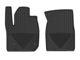 All Weather Floor Mats; Black; Front;