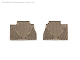 All Weather Floor Mats; Tan; Rear;