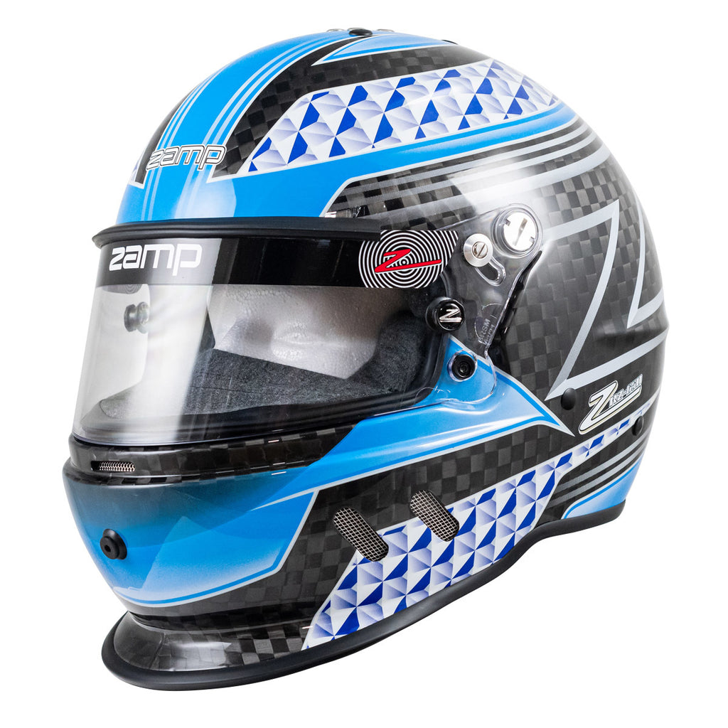 zampHelmet RZ-65D Carbon L Flo Blu/Gry SA2020