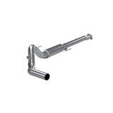 4in. Cat-Back. Single Side Exit. Aluminized Steel.