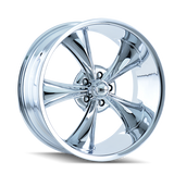 Ridler WheelsRIDLER 695 CHROME 17X7 5-120.65 0MM 83.82MM